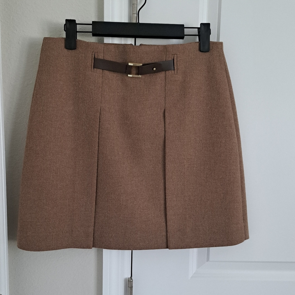 Wool blend Brown Massimo Duty   Mini Skirt